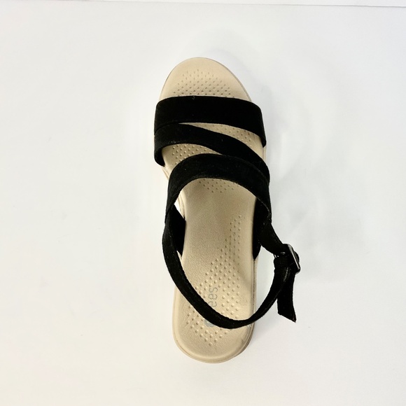 BZees Women's Bravo Washable Casual Strappy Wedge Sandals Size 10 - Picture 3 of 9